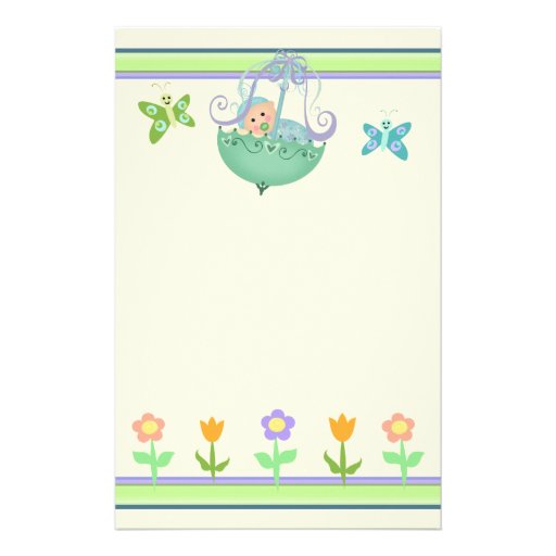 Baby Stationery / Scrapbook Paper Ethnic Zazzle