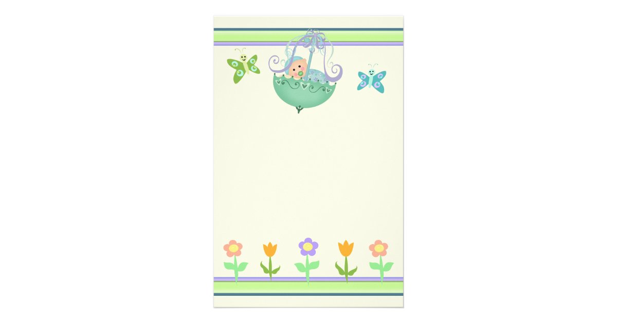 Baby Stationery / Scrapbook Paper Ethnic | Zazzle