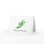 Baby Stationery/Thank You Card-Boy Pea in a Pod
