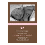 Baby Steps Birth Announcement - Pink