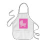 Baby Stroller. Light Pink and Bright Pink. Apron