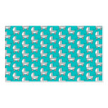Baby Stroller Pattern on Teal. Business Cards