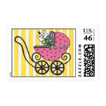 baby stroller thank you postage by ForGracie baby stroller thank you postage