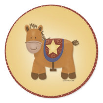 Baby Stuffed Animal Horse Stickers
