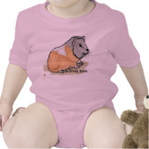 Baby summer suit with Guinea Pig Shirts