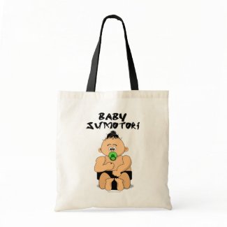 Baby Sumo Wrestler Tote bag