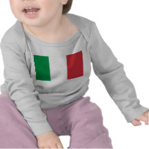 Baby T-Shirt with Flag of Italy