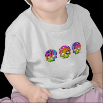 BAby T-shirts, Onesies, Creepers - POP ART SKULLS