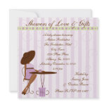 Baby Tea in Purple Personalized Invites