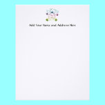 Baby Teddy-bear Angel letterhead
