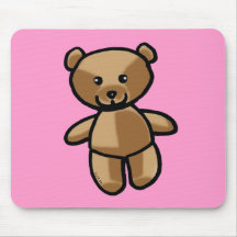 Baby teddy bear mousepad