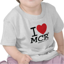 Baby tee - I Love Manchester MCR