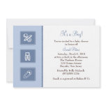 Baby Things Baby Boy Shower Invitation