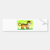 Baby Tiger Cub Bumper Stickers