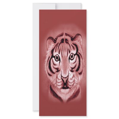 *Baby Tiger Cub* portrait Design Rack Card Template by MidnightDreamer