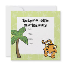 Baby Tiger Cutie Custom Invites