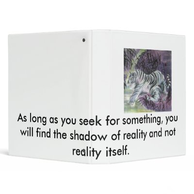 Baby tiger fetching the moon vinyl binder by zhenlian