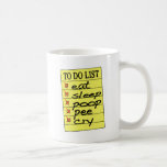 Baby to do list mug