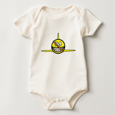 Airplane smile Propeller  baby_toddler_apparel_tshirt