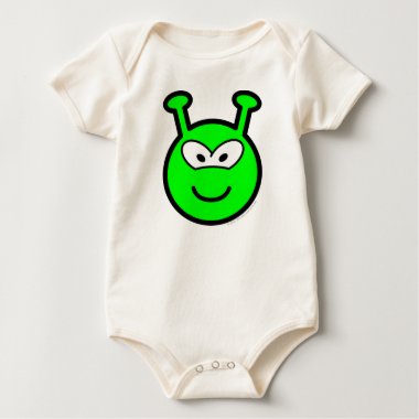 Green alien buddy icon   baby_toddler_apparel_tshirt