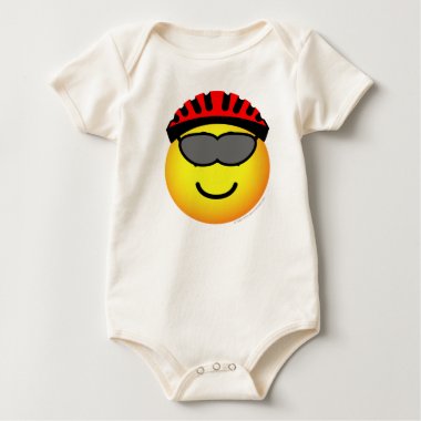Biker emoticon glasses  baby_toddler_apparel_tshirt