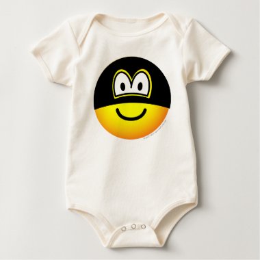 Masked emoticon   baby_toddler_apparel_tshirt
