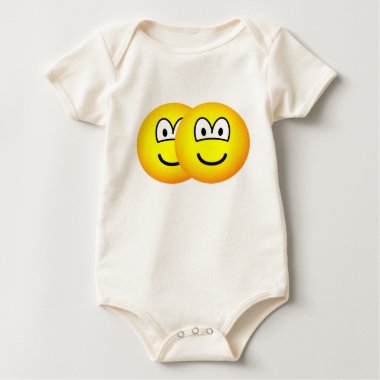 Gemini emoticon Zodiac sign  baby_toddler_apparel_tshirt