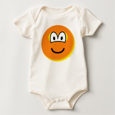 Fake tan emoticon orange  baby_toddler_apparel_tshirt