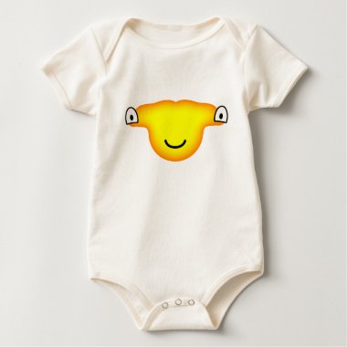 Hammerhead shark emoticon   baby_toddler_apparel_tshirt