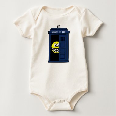 Dr Who smile Tardis  baby_toddler_apparel_tshirt