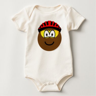 Biker emoticon muddy  baby_toddler_apparel_tshirt