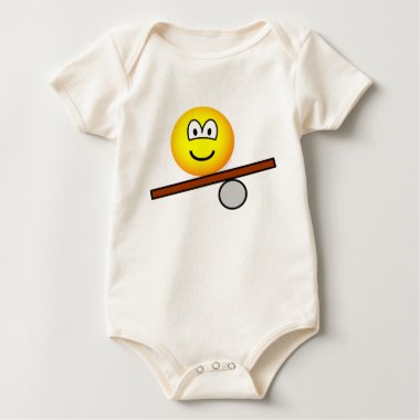 Balance board emoticon   baby_toddler_apparel_tshirt