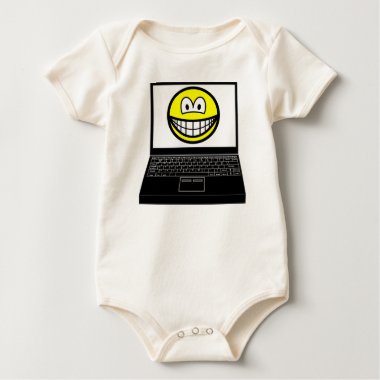 Laptop smile   baby_toddler_apparel_tshirt