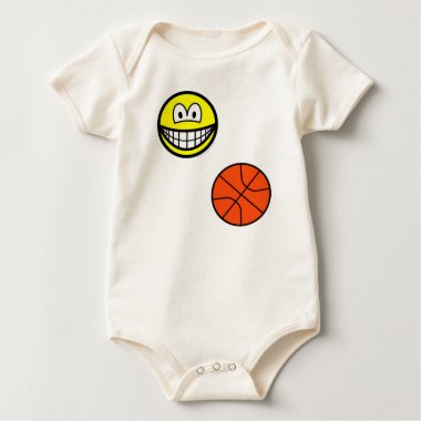 Basketball playing smile   baby_toddler_apparel_tshirt