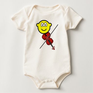 Violin playing buddy icon   baby_toddler_apparel_tshirt