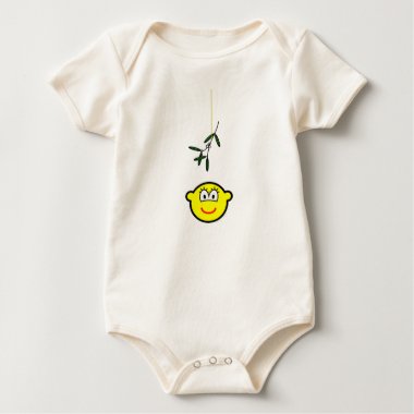 Mistletoe buddy icon girl  baby_toddler_apparel_tshirt