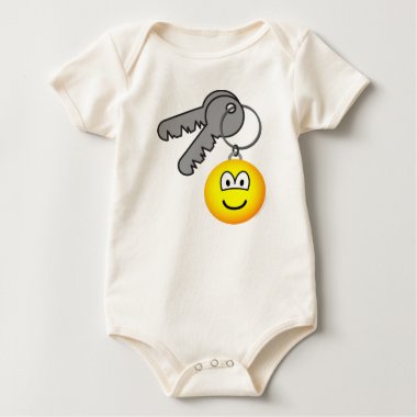 Key ring chain emoticon   baby_toddler_apparel_tshirt