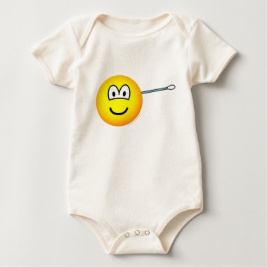 Ear cleaning emoticon   baby_toddler_apparel_tshirt