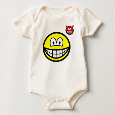 Devil on shoulder smile   baby_toddler_apparel_tshirt