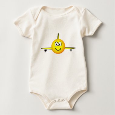 Airplane emoticon Jet  baby_toddler_apparel_tshirt