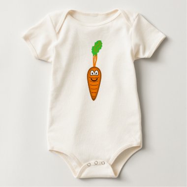 Carrot emoticon   baby_toddler_apparel_tshirt