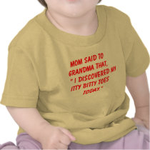baby toe discovery t-shirts