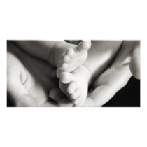Baby Toes Personalized Photo Card