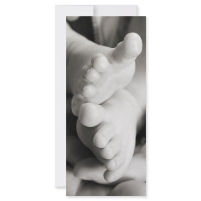 Baby Toes Rack Card by Forevercandid