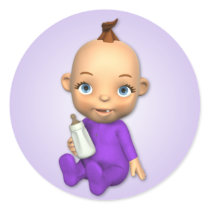Baby Toon Sticker by mariannegilliand Baby Toon Sticker