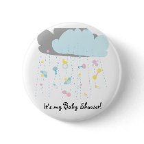 Baby Toy Shower/Baby Shower Invitation buttons