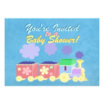 Baby Train Baby Shower Invitation