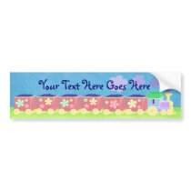 Baby Train Bumper Sticker