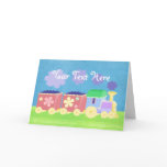 Baby Train Greeting Card