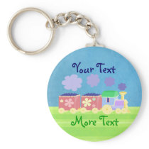 Baby Train Keychain